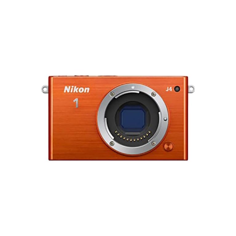 Nikon 1 J4 Mirrorless 18.4MP Digital Camera with 1030mm Lens Orange