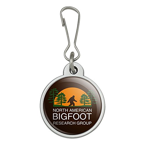 North American Bigfoot Research Group Jacket Handbag Purse Luggage Backpack Zipper Pull Charm