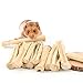 BWOGUE 300g Pet Snacks Sweet Bamboo Chew Toy for Squirrel Rabbits Guinea Pigs Chinchilla Hamster (About 10-14 Sticks)