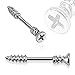 Nipple Ring Screw bar body Jewelry Sold as a pair