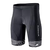 My Kilometre 3D Gel Padding Cycling Mens Shorts with Imported Non-slip Belt,Bike Shorts withn 9 inches inseam
