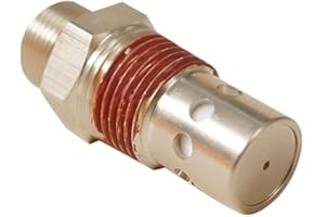 GENERIC CAC-437-2 Air Compressor Check Valve,Brass 1/2 NPT & 1/2 CFPC Fittings in Valve Replacement,0.75 x 0.75 x 2.13 inches