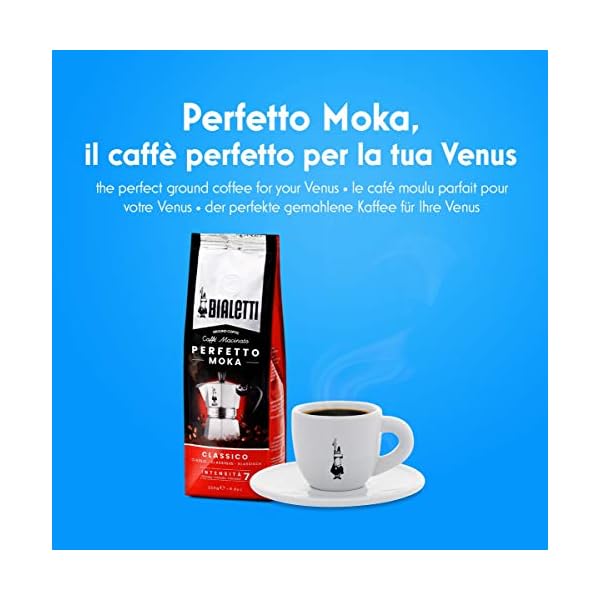 Bialetti - New Venus Induction, Edelstahl Herd Espresso-Kaffeemaschine, Geeignet für Alle Herdarten, 6 Tassen, Aluminium… – Bild 6