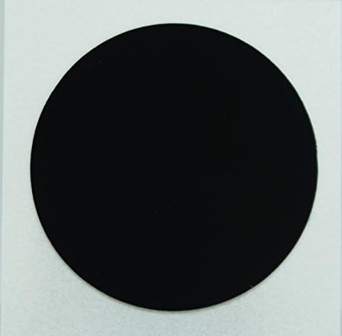 Begin Industries 10 Black NFC Tag Stickers 25mm (1 inch) Round - 888 Bytes NTAG216, Compatible with All NFC-Capable Phones (Black)