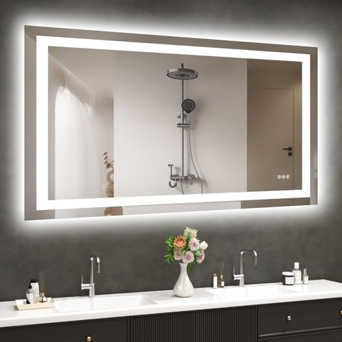 Hivone LED Bathroom Mirror Anti-Fog Dimmable