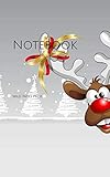Notebook: Christmas card Santa Claus reindeer Xmas snow presents by Wild Pages Press