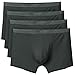 DAVID ARCHY Men's Underwear Ultra Soft Micro Modal Moisture-Wicking Trunks for Men, 4-Pack (XL, Dark Gray)