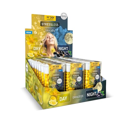 Original Bachblüten N°39 Emergency Stressless Tag & Nacht Dragees 24 x 44 g nach Dr. Bach von Lemon Pharma, Vegan