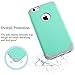 AILUN Phone Case for iPhone 6s iPhone 6 Soft Interior Silicone Bumper Hard Shell Solid PC Back Shock-Absorption Skid-Proof Anti-Scratch Hybrid Dual Layer Slim Cover Green
