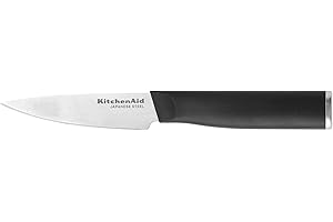 KitchenAid - Paring Knife, 3.5-Inch High-Carbon Japanese Steel Knife with Protective Sheath