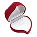 Mallofusa Red Rose & Heart Shape Ring Box Proposal Wedding Ceremony Velvet Case for Ring Earring Jewelry