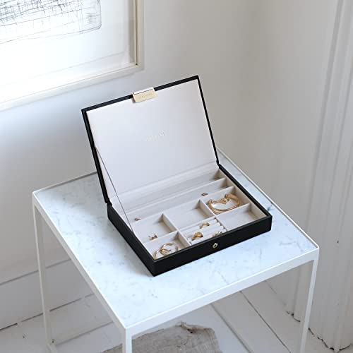 Stackers Classic Black Jewelry Box, Set of 2