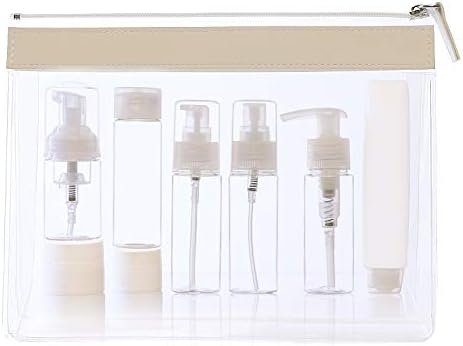 KELER Cute 8 Pcs Portable Travel Bottles for Shampoo, Conditioner, Lotion, Toiletries