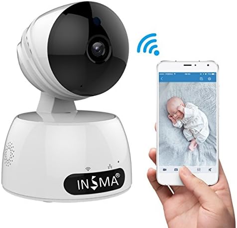 INSMA 1080P/HD Camera Best Mother's Days Gift, Wireless IP Camera with 2 Way Audio Motion Detect, Night Vision, Smart APP for for Pet Baby Monitor, Home Security Camera Motion Detection Indoor Camera