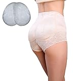 ShangMu Women's Padded Seamless Panty Silicone Butt Pads for Women S(Tay with M), 2cm VE Silicone