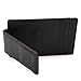 Money Clip, Front Pocket Wallet, Leather RFID Blocking Strong Magnet thin Wallet (one size, Crosshatch Black)