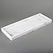 Creative Home Natural Creamy White Marble Bathroom Towel Tray All Purpose Tray Counter Top Small Accessories Organizer, 6