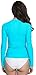 ilishop Women's UV Sun Protection Long Sleeve Rash Guard Wetsuit Swimsuit Top