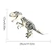 Longshow High Simulation Dinosaur - Hot Large Indominus Rex Dinosaur Toy Jurassic World Dinosaur Figure Blocks Static Dinosaur Figures Decoration Raptor Toys Set CE