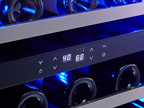 Zephyr-PRW24C02BG-Presrv-24-inch-Wide-45-Bottle-Capacity-Built-In-or-Free-Standing-Wine-Cooler-with-PreciseTemp-Sensors
