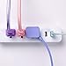 GLOBE Designer Series 6ft 3-Outlet USB Surge Protector Power Strip, 2x USB Ports, Surge Protector, White Finish,78251