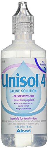 Unisol 4 Preservative Free Saline Solution-4 oz, 6 Bottles