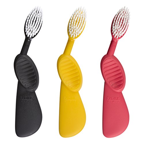 RADIUS Scuba Manual Toothbrushes Right Hand Toothbrush Soft Bristles