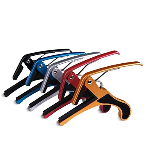 Smartlove1P 5 Colors Aluminium Alloy Capo Tuning Clutch-Type Folder Ukulele Folk Guitar Ukulele Diacritical Clip Capo Guitar Tuner