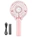 EasyAcc Mini Handheld Fan, Personal Cooling Fan Folding USB Desk Fan Small Portable Table Fan for Travel Camping Outdoors Office Home - Pink…