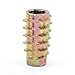 E-Z Lok Threaded Insert, Zinc, Hex-Flush, M6-1.0 Internal Threads, 20mm Length (Pack of 50)