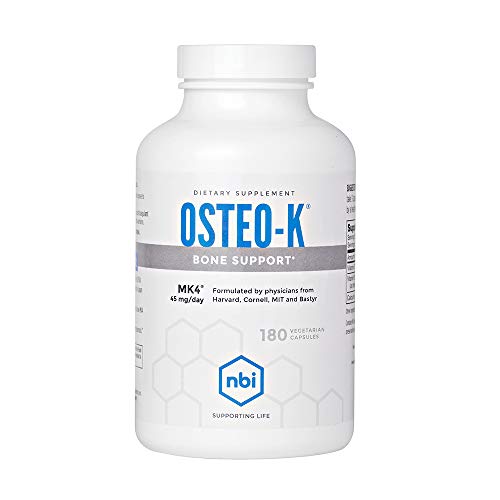 NBI OsteoK Bone Support Vitamin D & K Complex with Calcium Citrate