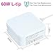Macbook Pro Charger Replacement 60W Magsafe Power Adapter For Mac Pro 13-inch (Before Mid 2012 Models).