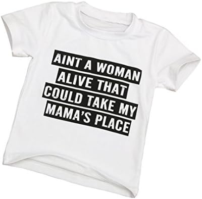 Toddler Boys T-Shirt, TRENDINAO Kids Boys Letter Printed Tops Tee Clothes