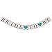 Ling's Moment Bride to Be Banner with Teal Glitter Heart, Wedding Bunting Garland Sign - Engagement Photo Prop, Party Decorations for Bridal Shower, Bachelorette Party