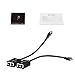 Portta HDMI Extender Lossless Transmission 100ft/30m by Cat5e/6 Cable with High Speed Pigtail HDMI Cable Support 1080P / 3D for HDTV PS4 HD-DVD Blue-Ray Player / Xbox One STB PC