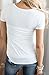 Offergood Women's Casual Loose Fit Lace Up Short Sleeve Tunic T Shirt