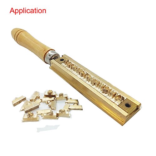 3 Letters+Movable+Heating+Bronzing+Stamping