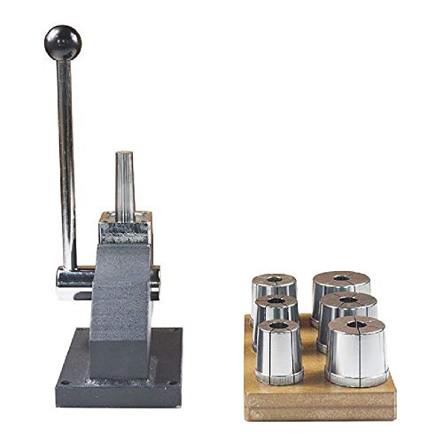 SEAAN Bangle Bracelet Stretcher Expander Reducer Professional Jewelry Making Equipment Tools with 6 Round Dies Bangle Expander Jewelry Tool（Diameter: 40 45 50 55 60 65) - Thumbnail 6