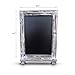 Rustic Whitewashed Tabletop Chalkboard / Vintage Wedding Table Sign / Small Kitchen Countertop Memo Board / Antique White Washed Wooden Frame (9.5” x 14” Inches)