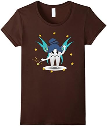 Womens Official: tooth fairy halloween costume for women, men,kids, Small Brown