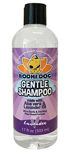 New Soothing Gentle Dog Shampoo | Aloe Vera and Lavender Oil | All Natural Moisturizing Pet Dog Puppy and Cat Wash - Made in USA - 1 Bottle 17oz (503ml)