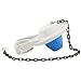 PlumbCraft 2-in. White and Blue Flapper Tank Ball for Brass or Plastic Flush Valve 7542500T, Toilet Flapper Replacement Kit for Toilet Tank Repair, Universal Toilet Flapper and Toilet Flusher Seal