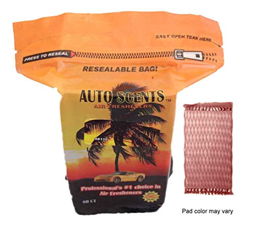 Cinnamon Spice Scent Professional Air Freshener Pads - Remove The Worst Smells with These Heavy Duty Pads (60 Pads Per Pack) (Cinnamon Spice Scent)