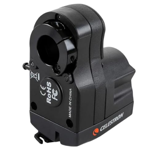 Celestron 94155-A Focus Motor For Schmidt Cassegrain, EdgeHD and RASA Telescopes - Enables Electronic Focusing, Bringing Celestial Objects into Sharp Focus, Black
