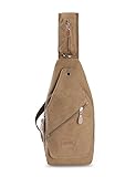 Muzee Sling Bag for Men Chest Shoulder Gym One strap Backpack Sack Satchel Outdoor Crossbody Pack