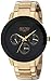 Armitron Men's 20/5165BKGP Multi-Function Dial Gold-Tone Bracelet Watch