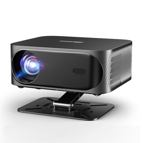 [1200 ANSI/Auto Focus & Keystone/Built-in APPs] 4K Outdoor Projector with Wifi and Bluetooth, Smart Portable Proyector with Built in Apps YouTube/PrimeVideo & Dolby, Home Theater with HDR10+