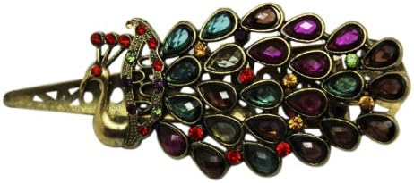 Colorful Peacock Hair Clip