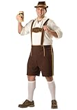 Incharacter Mens Bavarian German Beer Guy Fest Lederhosen Holiday Costume, XXX-Large (54-56)