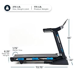 Echelon Stride Sport 40 Treadmill, Smart Foldable